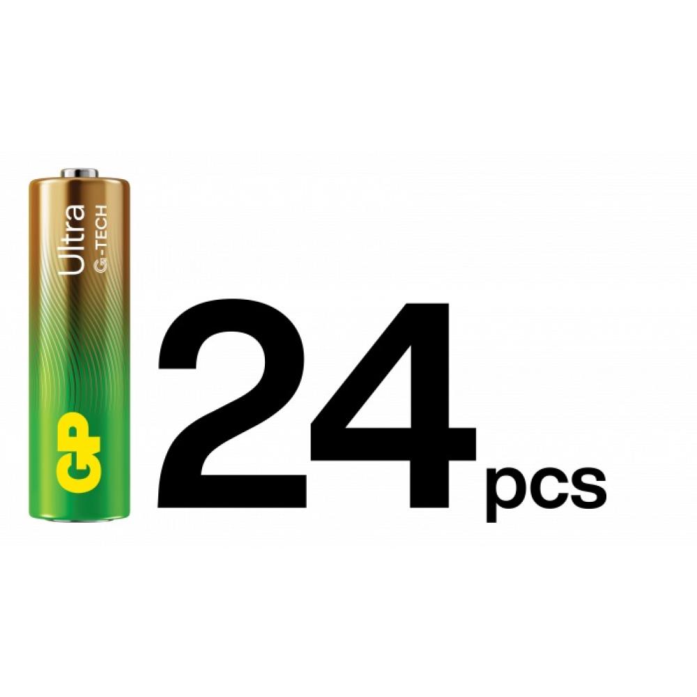 Husholdningsbatteri GP Super Alkaline AA 24 stk