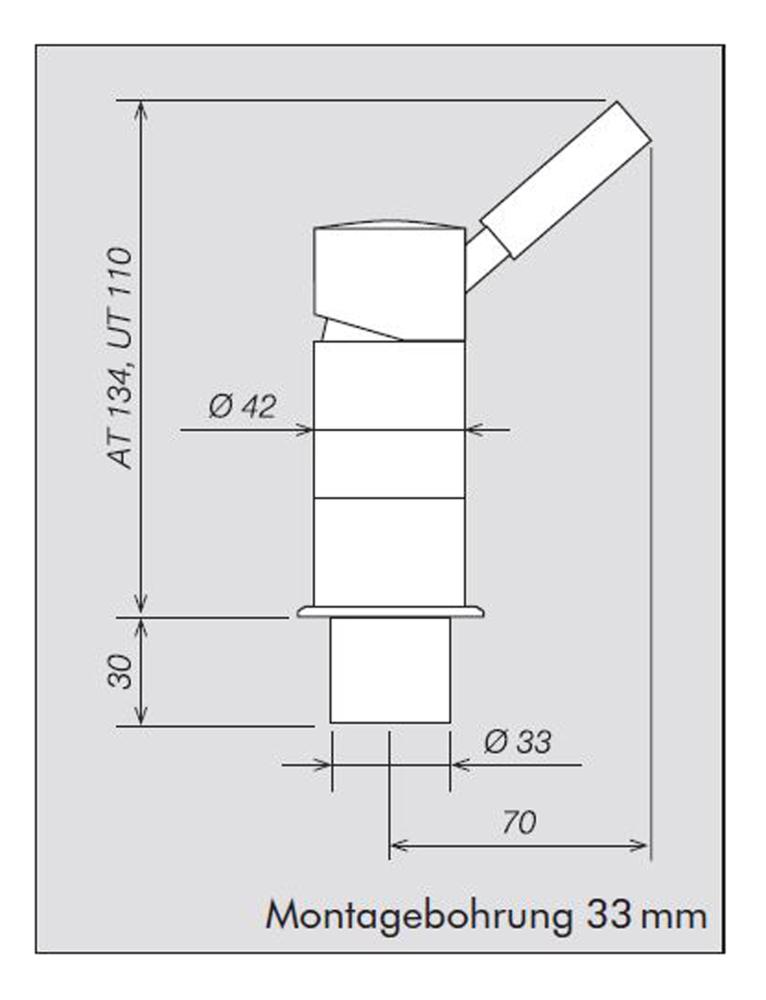 Kran blande m/bryter ettgreps TREND E