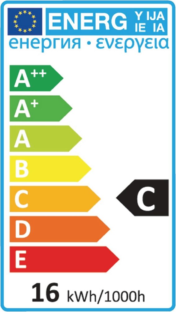 Lyspære halogen 16W pk à 2 stk