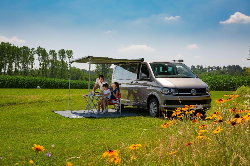 Markise F45 S Deep Black kassett 450 Deluxe Grey