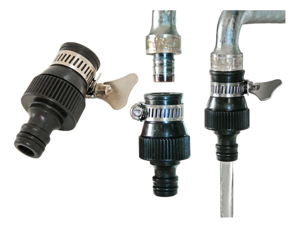 Kobling vann med slangeklemme Gardena kobling