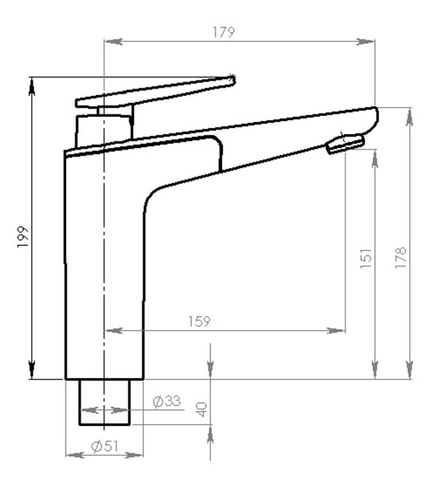 Vector S Vannkran blande Chrome