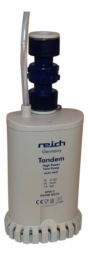 Synkepumpe m/tilbakeslagsvent Tandem 19 l 1,4 bar