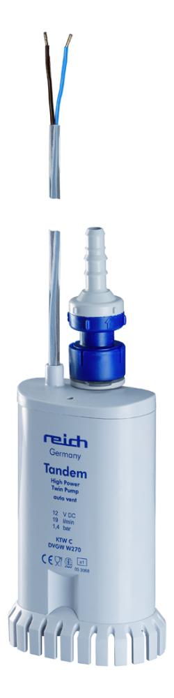 Synkepumpe m/tilbakeslagsventil Tandem 19 l 1,4 bar
