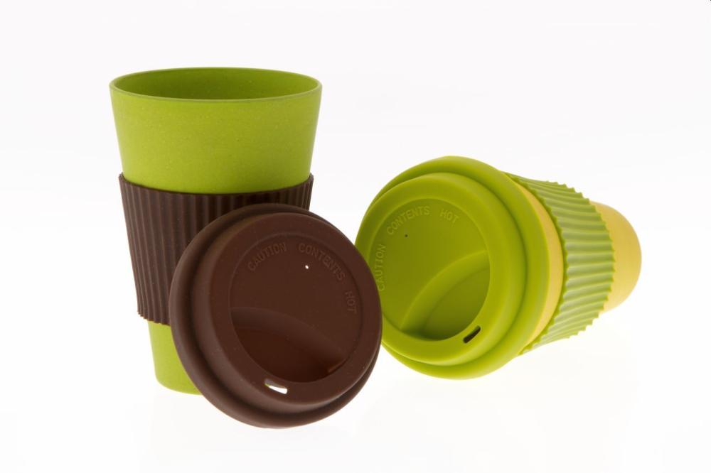To Go Mug Bambuskopp m/ lokk 2 stk
