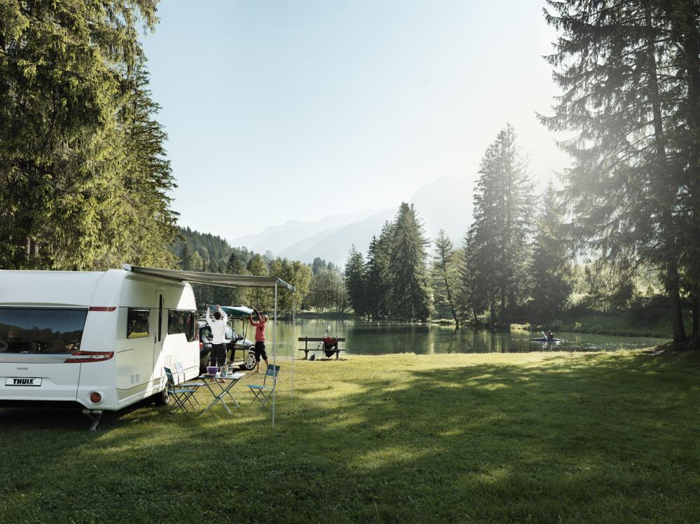 Omnistor 6200 Markise Anodised kassett 375 Mystic Grey