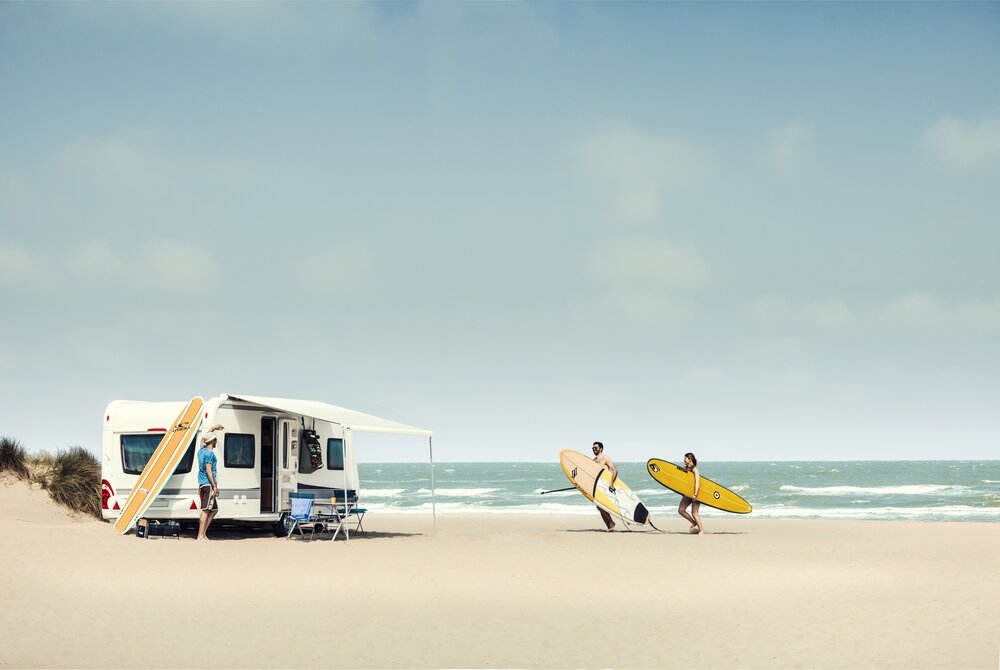 Omnistor 6200 Markise Anodised kassett 375 Mystic Grey