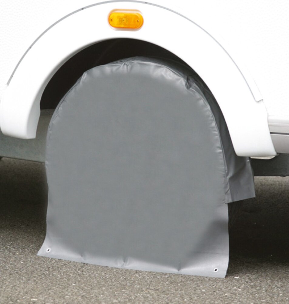 Avdekning hjul Bobil R15 lys grå