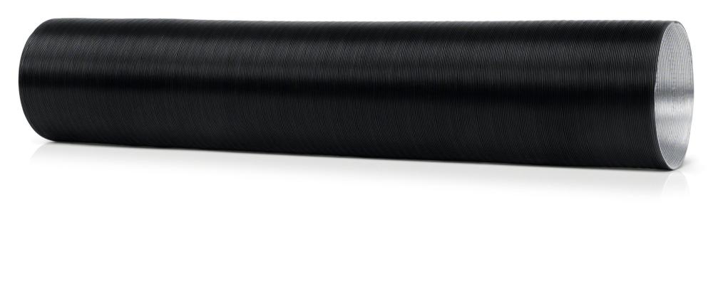 Avtrekksrør Svart D: 10 cm