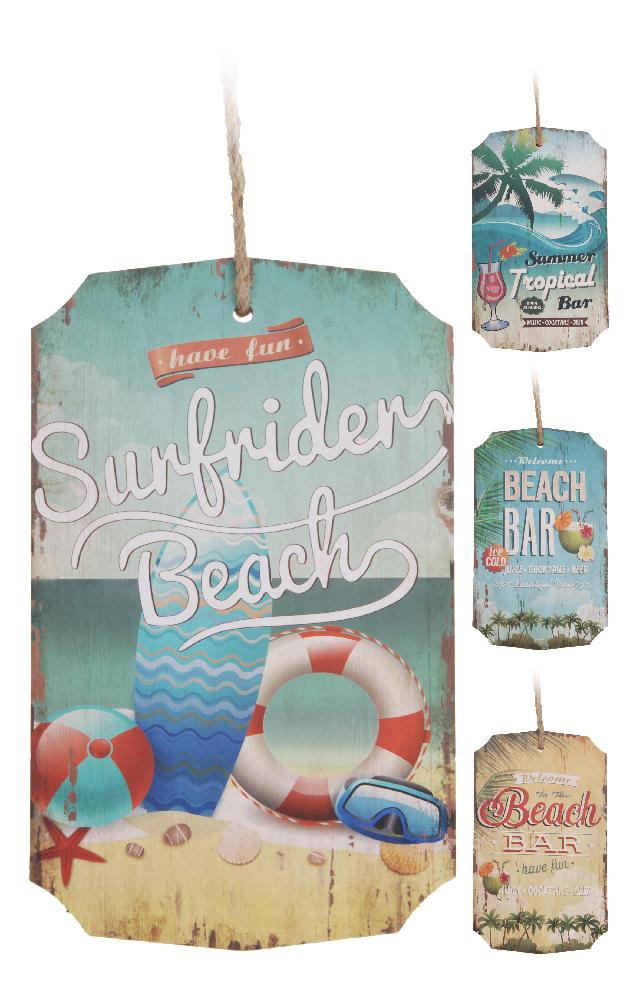 Bilde dekor Beach Bar 4 ass