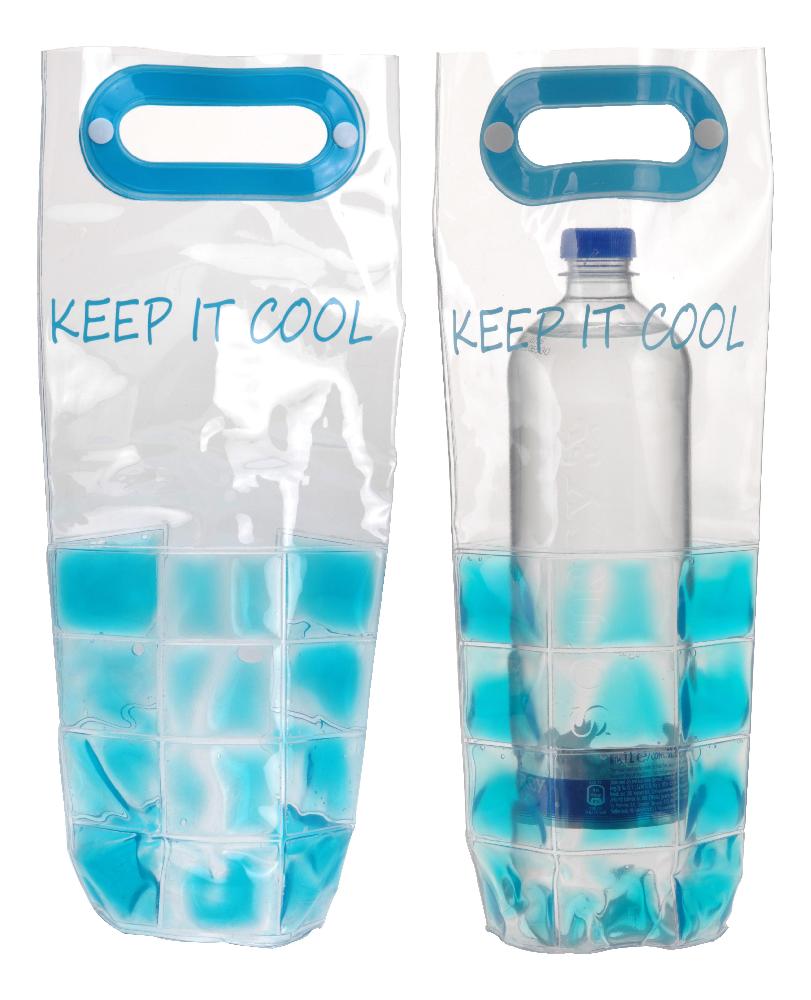 Kjølebag for flaske PVC assorterte farger