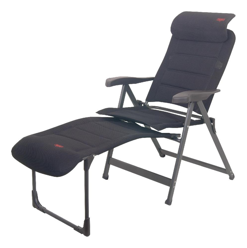 Fotstøtte Air Deluxe Svart