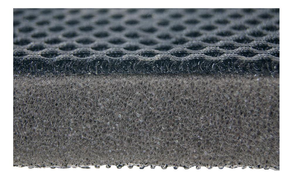 Fotstøtte Air Deluxe Svart