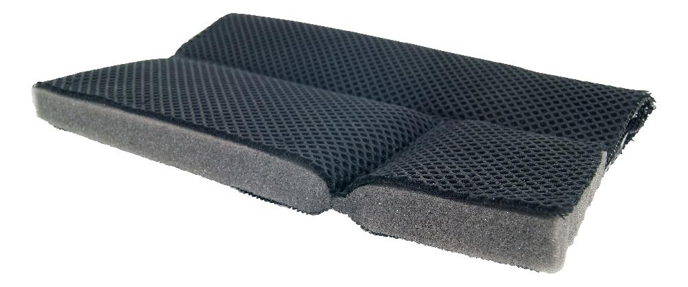 Fotstøtte Air Deluxe Svart