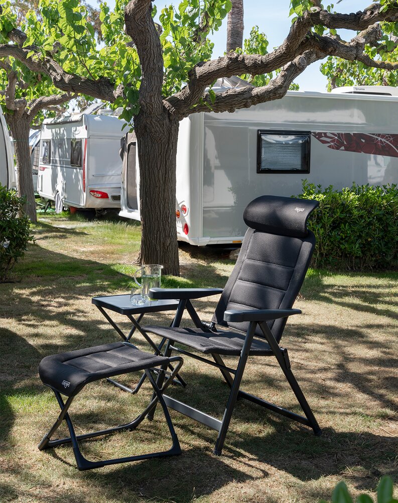 Fotskammel Air Deluxe Svart