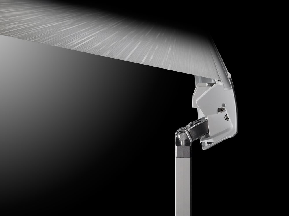 Omnistor 5200 Markise Hvit kassett 500 Mystic Grey