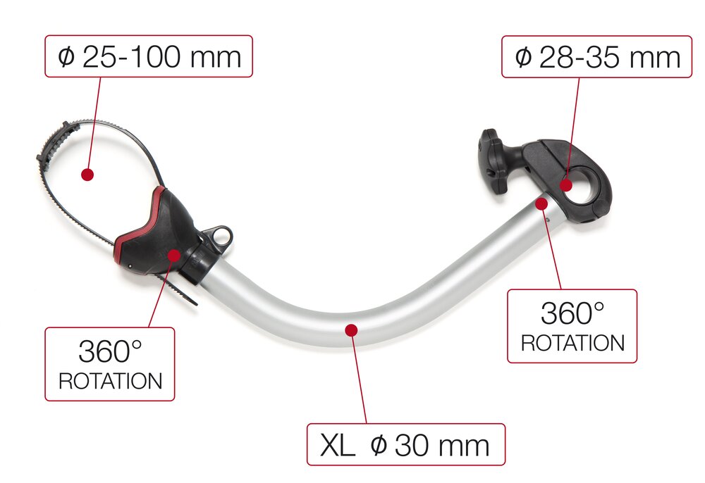 Sykkelholder Pro S 1 Svart