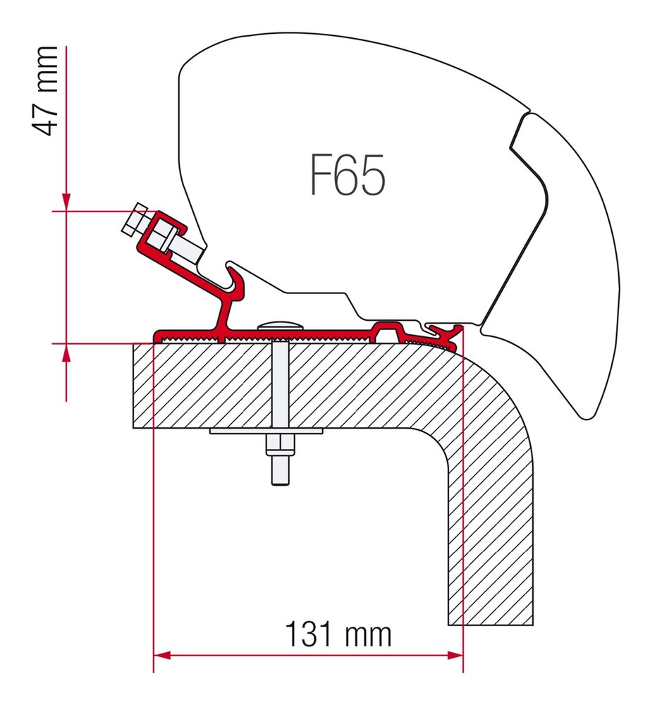 Adapter Hymer 490 Markisefeste