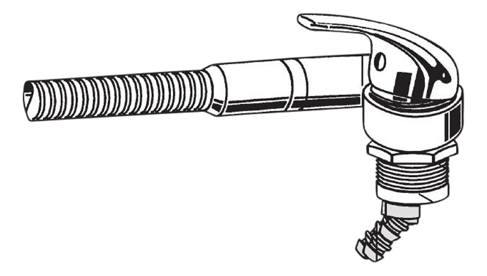 Kran blande dusj KERAMIK TWIST Chrome REICH