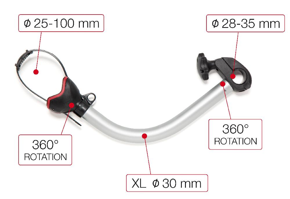Sykkelholder Pro S 3 Svart