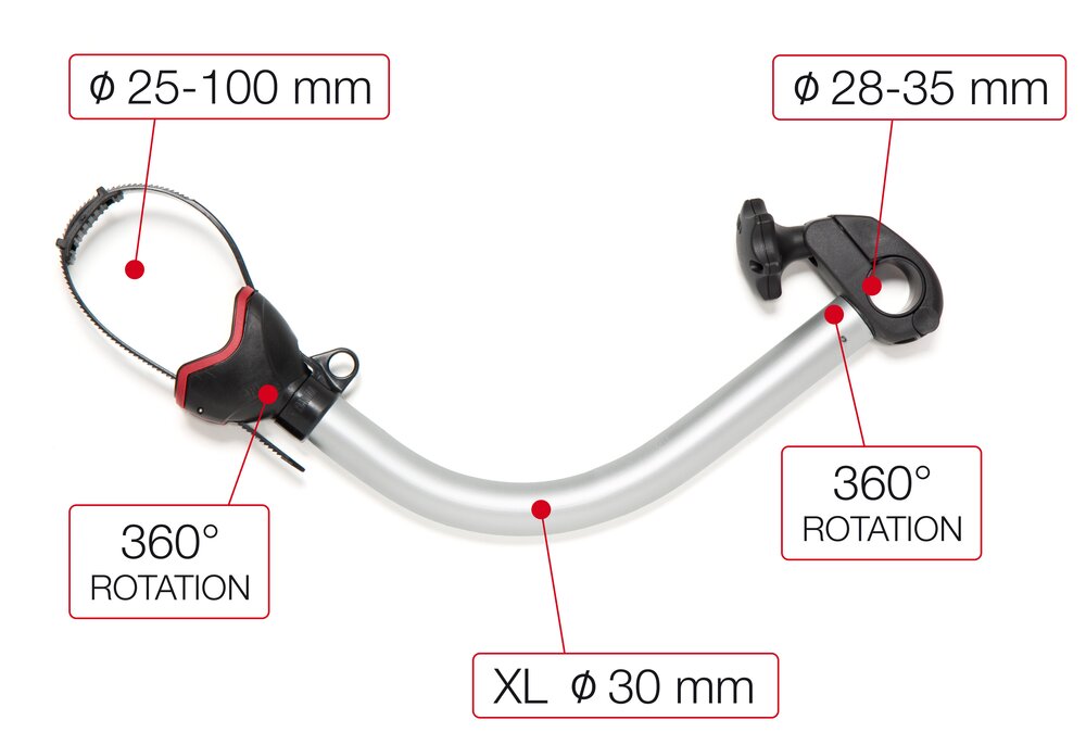 Sykkelholder Pro S 2 Svart