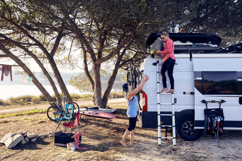 Van Ladder 9 trinn teleskopstige