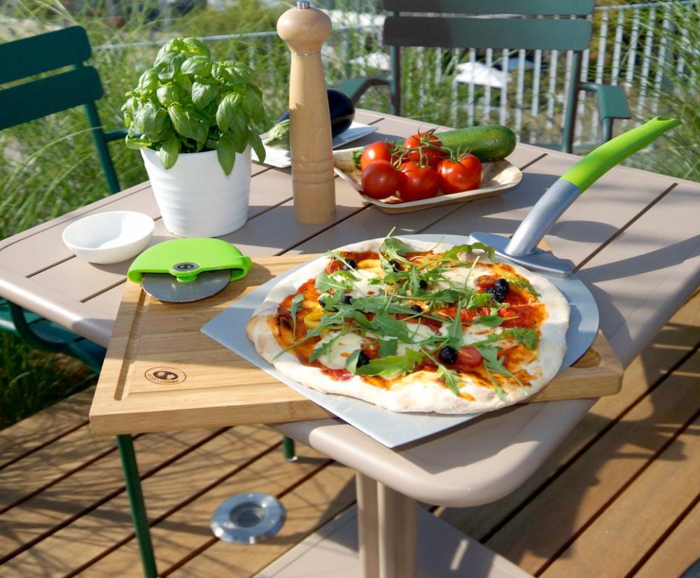 Pizzastein til grill og bålpanne