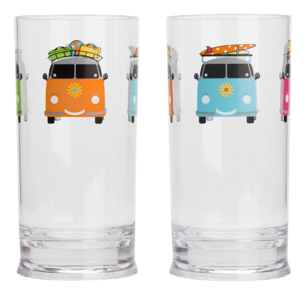 Tumblerglass Camper Smiles Tumblerglass 560 ml 2 stk