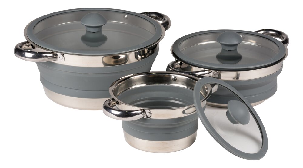 Kasserolle sammenleggbar 1 l KAMPA