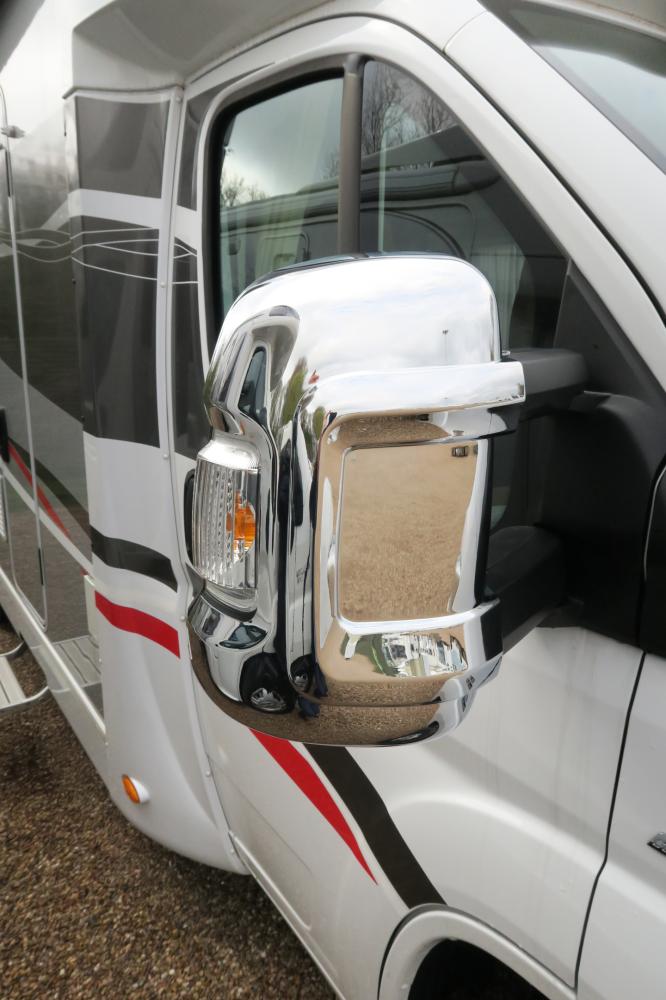 Speilbeskytter Lang arm Chrome 2 stk