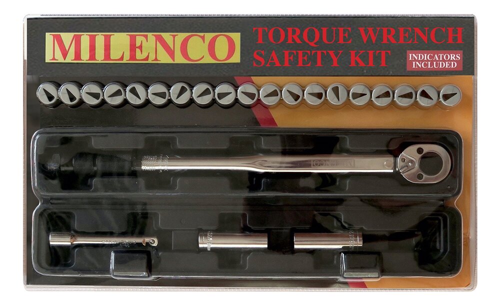 Pipesett med skralle MILENCO