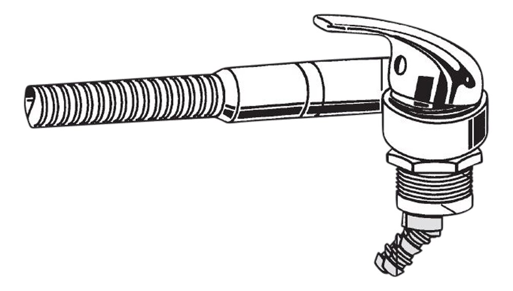 Kran blande dusj KERAMIK TWIST Chrome REICH - UNIQ