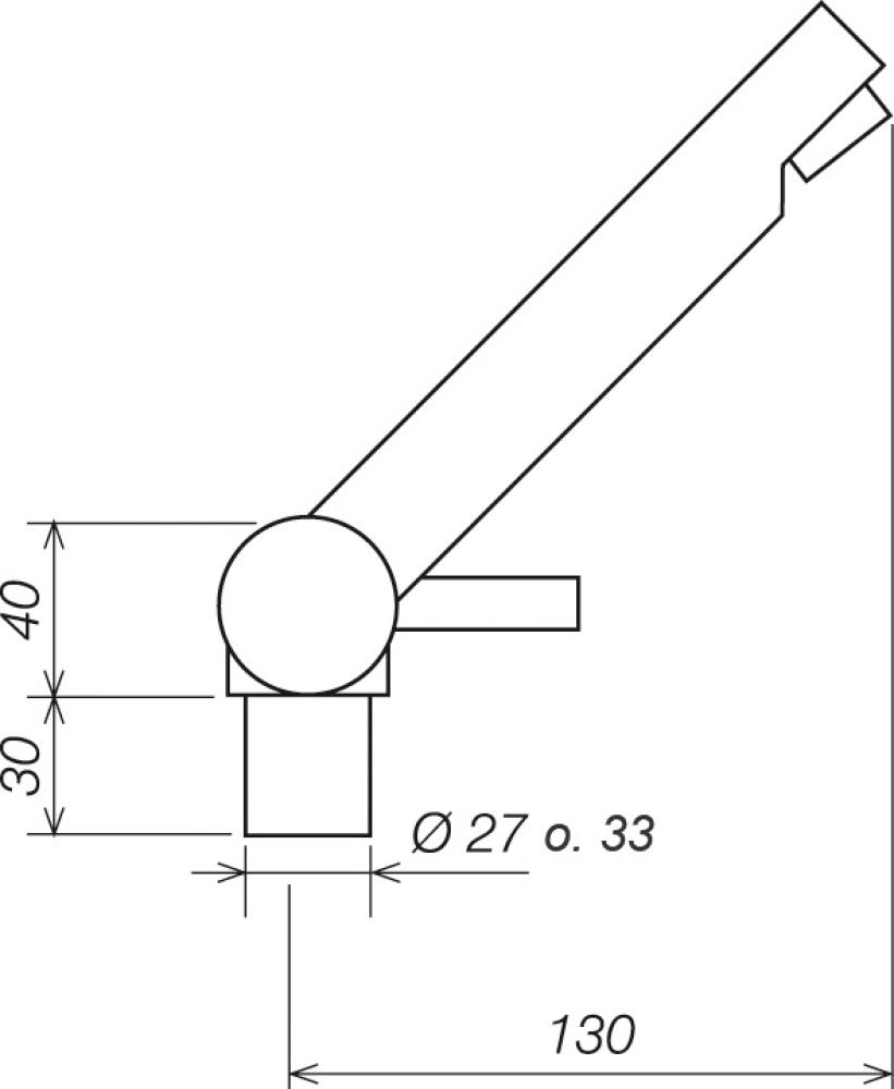 Trend A Medium Vannkran blande Chrome Uniquick