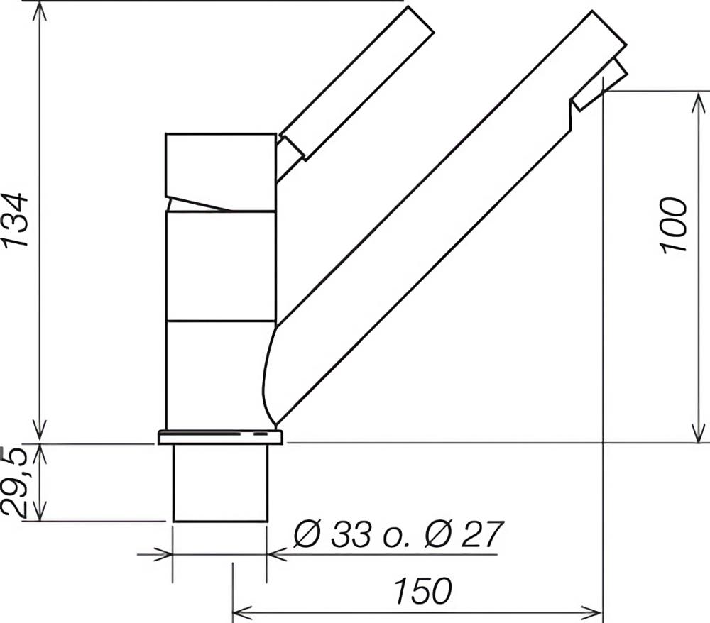 Trend E Vannkran blande Chrome Uniquick