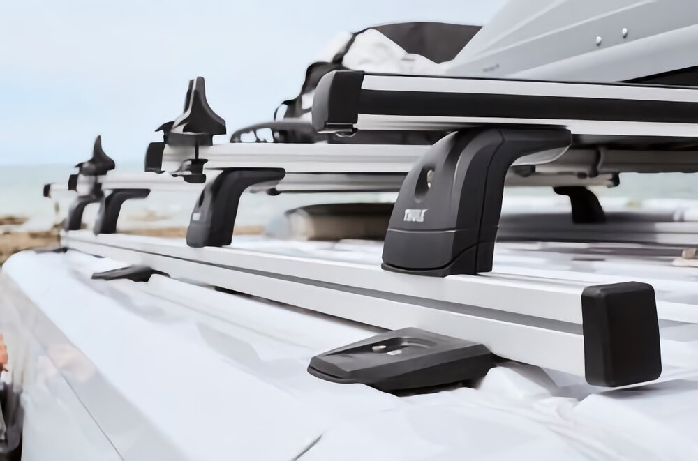 Takstativ Lav - 2 bærebjelker 1m50 THULE