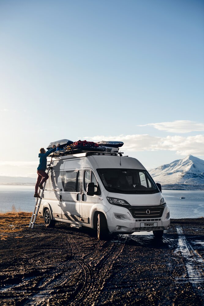 Takstativ Lav - 2 bærebjelker 1m50 THULE