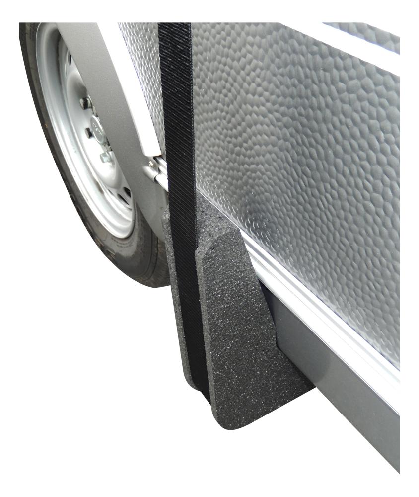 Beskyttelse hjørne svart 4 stk