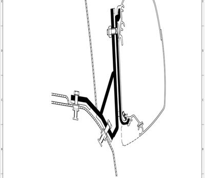 Feste markise Ducato H1 Lift Roof | Iveco adapter serie 5