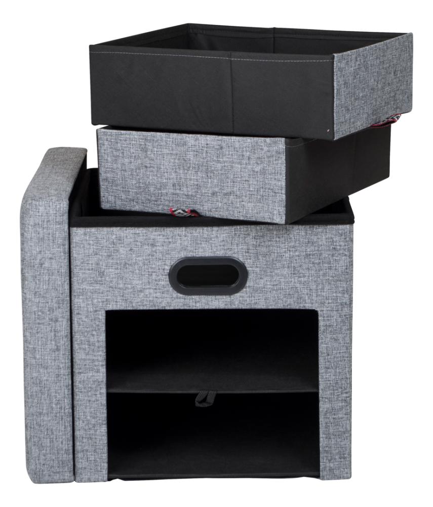 Krakk Holborn Ottoman Grå