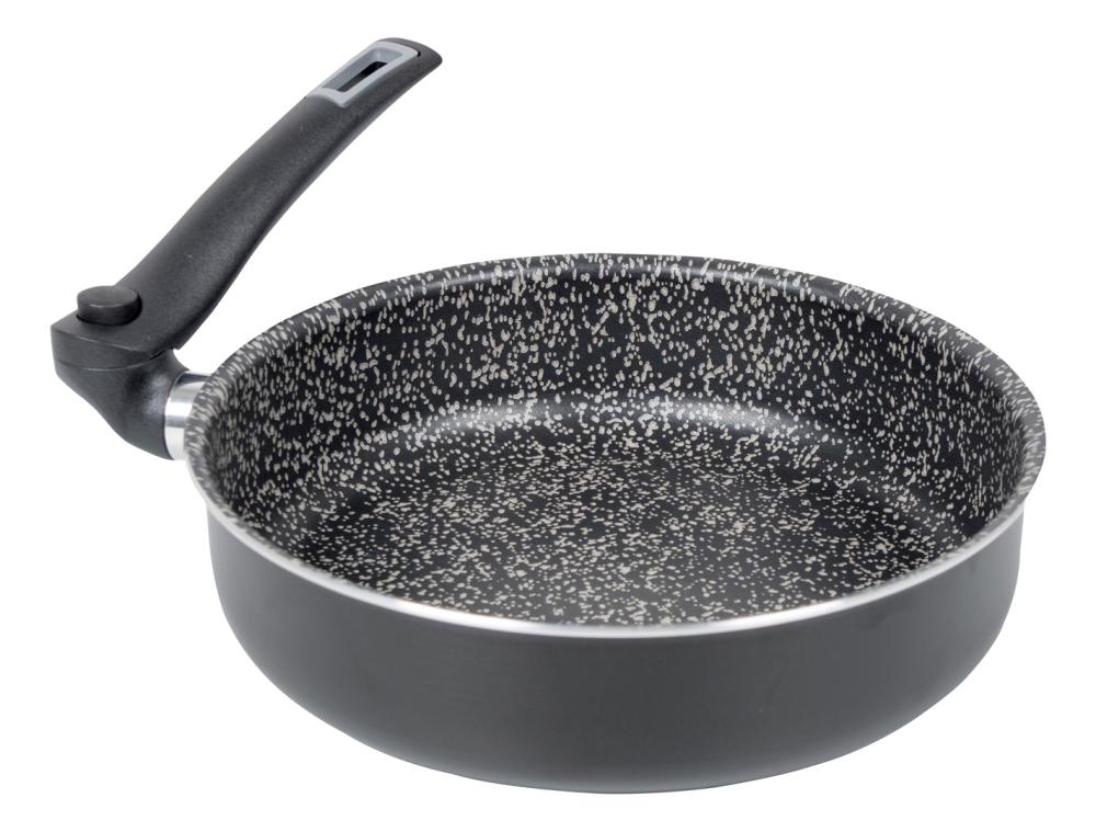 Sautépanne med foldbart håndtak 24 cm Aluminium