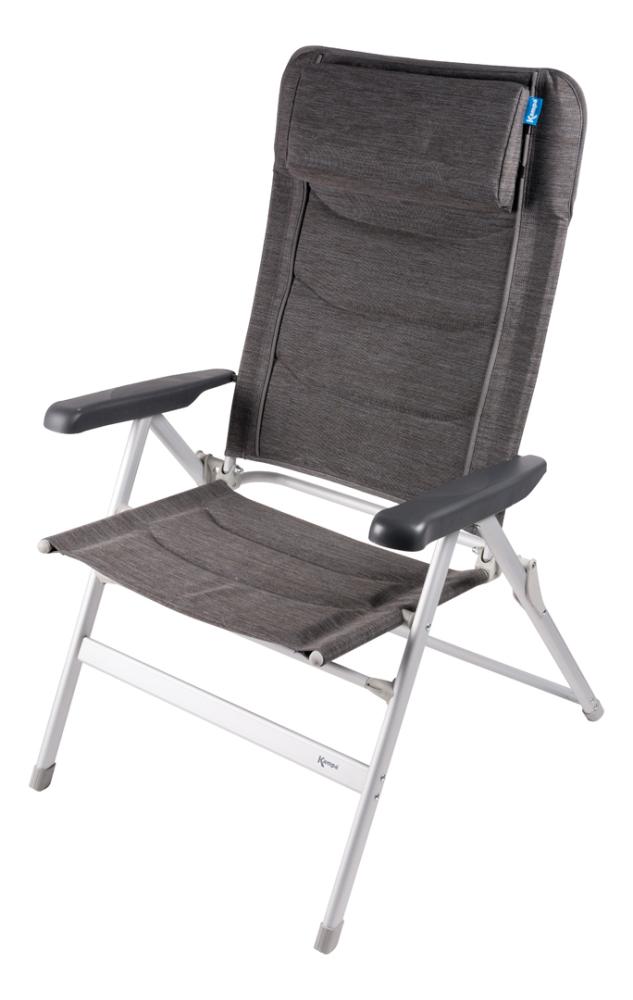 Campingstol Luxury Plus Modena Grå