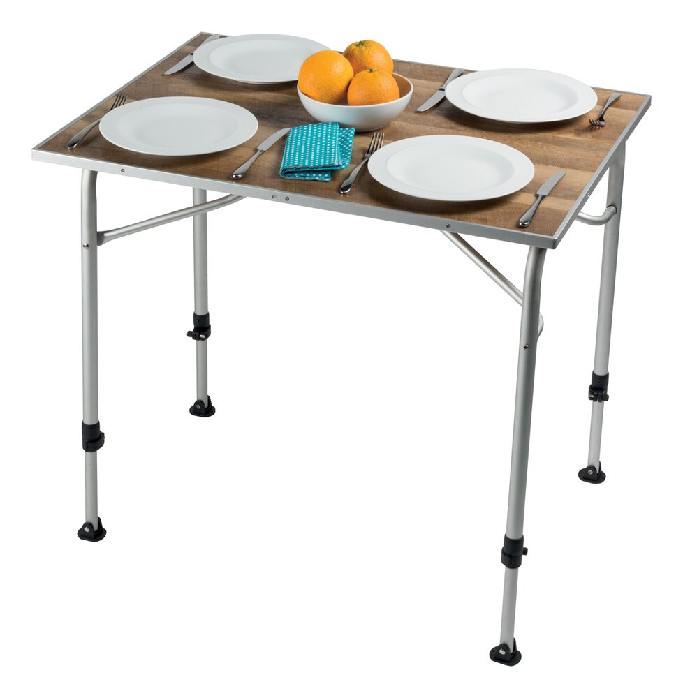 Campingbord  80x60 cm Zero Medium Wood-look