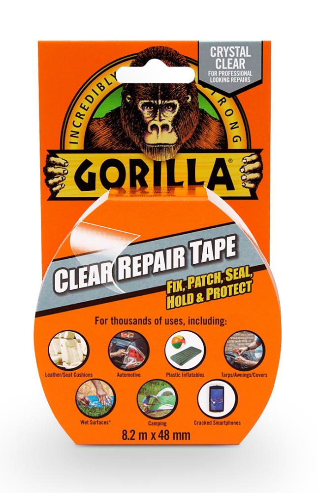 Gorilla Tape Klar reparasjonstape 8,2 m x 48 mm