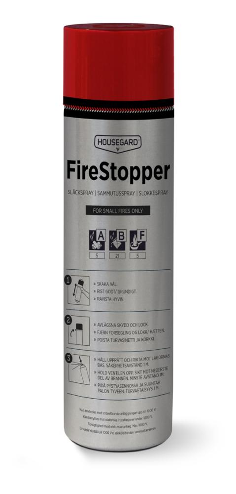 Brannslukningsapparat Firestopper Slukkeskum 600 ml