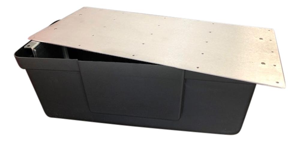 Vernekasse til hydrauliske støtteben