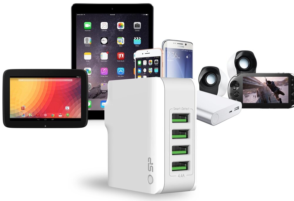 WC104P USB-lader 4,4 A