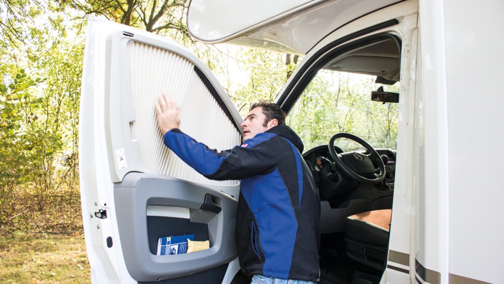 Remi Front IV Blendingssystem for venstre sidevindu Beige Fiat Ducato 2011->