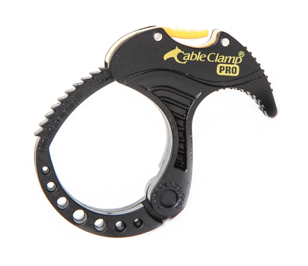 Cable Clamp Pro Small gul & sort