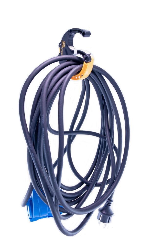 Cable Clamp Pro Large gul &amp; sort