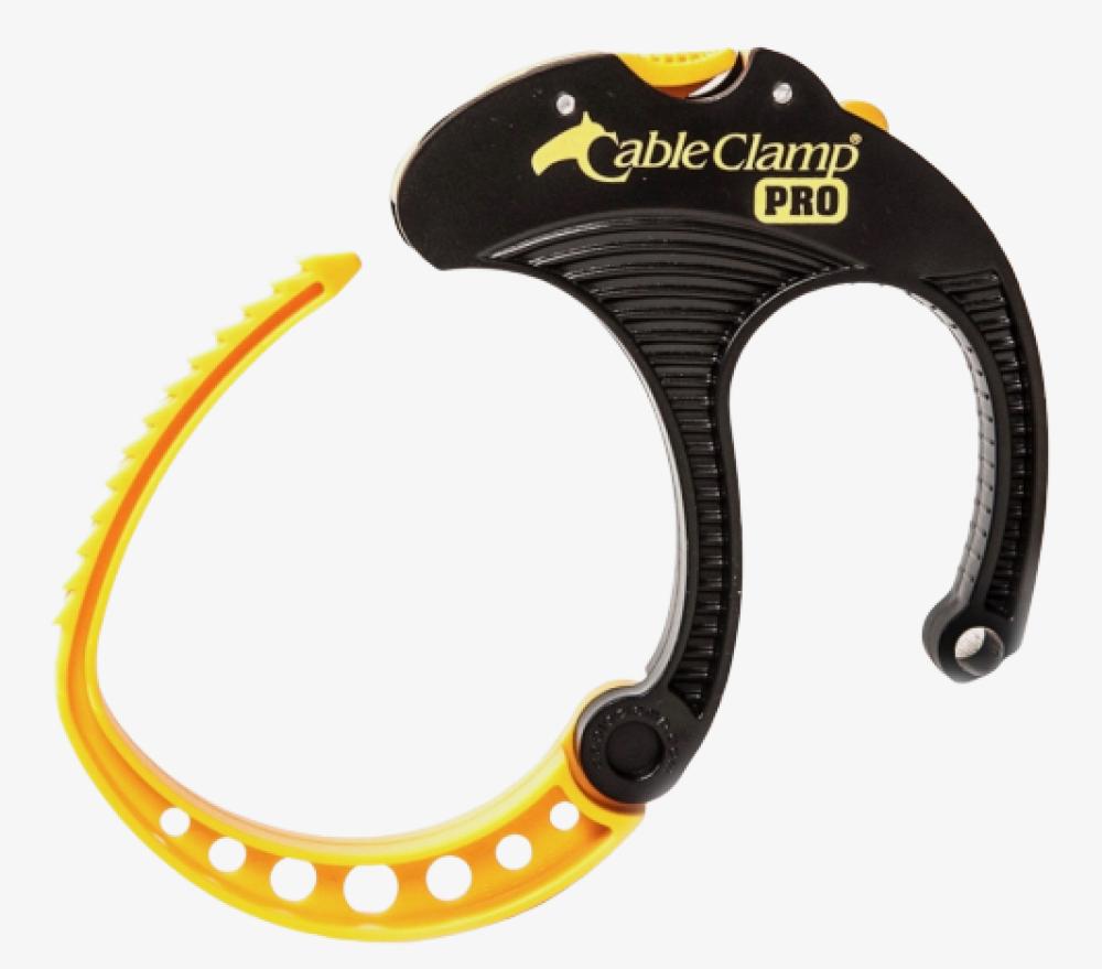 Cable Clamp Pro Large gul &amp; sort